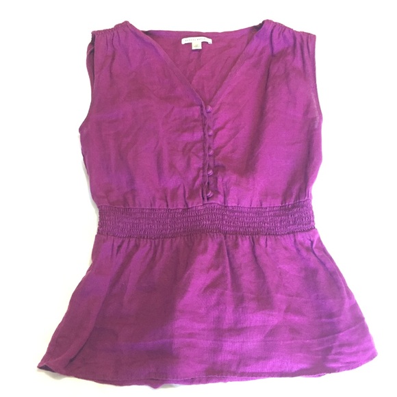 Banana Republic Tops - Banana Republic // Purple Linen Top